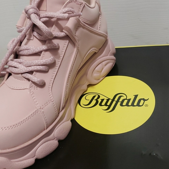 BUFFALO Corin low platform sneakers un pink - Picture 8 of 14